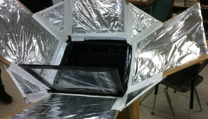 how to make a solar cooker step by step