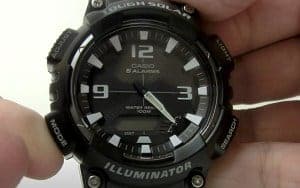 How-do-you-set-the-time-on-a-Casio-Illuminator-watch