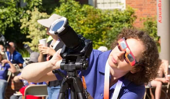 how to make a solar filter for camera